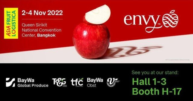 Envy apple is back in Bangkok for Asia Fruit Logistica, a leading continental trade show for Asia’s fresh produce business. 

We are grateful to have the opportunity for a face-to-face event with our trade partners and are delighted to meet them again after the hiatus we had!🍎 

#asiafruitlogistica #globaltrade #freshproduce #supplychain #Envyapple #Envyapples #Envyapplesg #apples #lifestyle #sliceandshare #fruitsandveggies #freshfruit #biteandbelieve