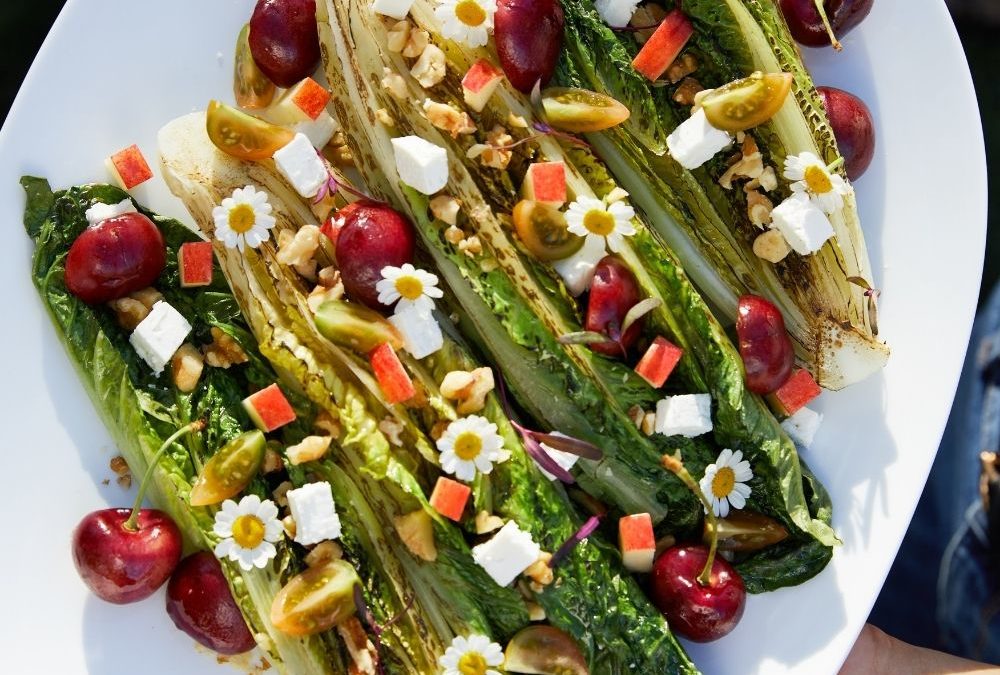 Sweet and Spicy Charred Summer Salad with ENVY™