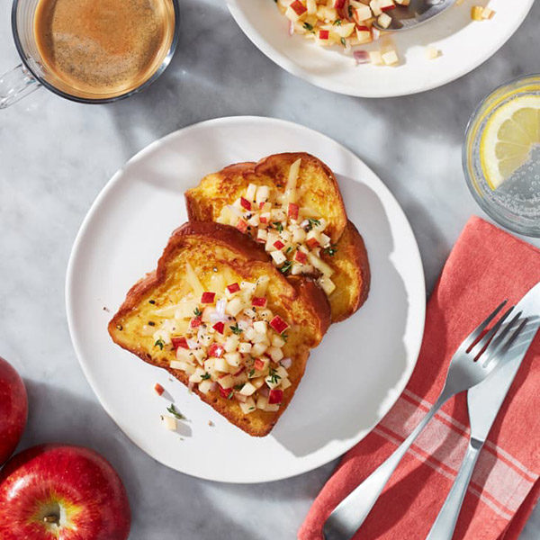 Savory French Toast with Envy™ Apple Salsa