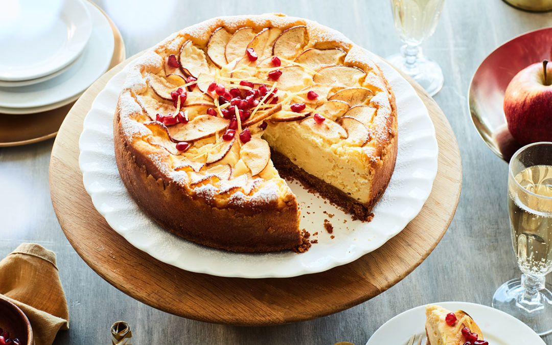 ENVY™ Apple, Vanilla Bean & Mascarpone Baked Cheesecake