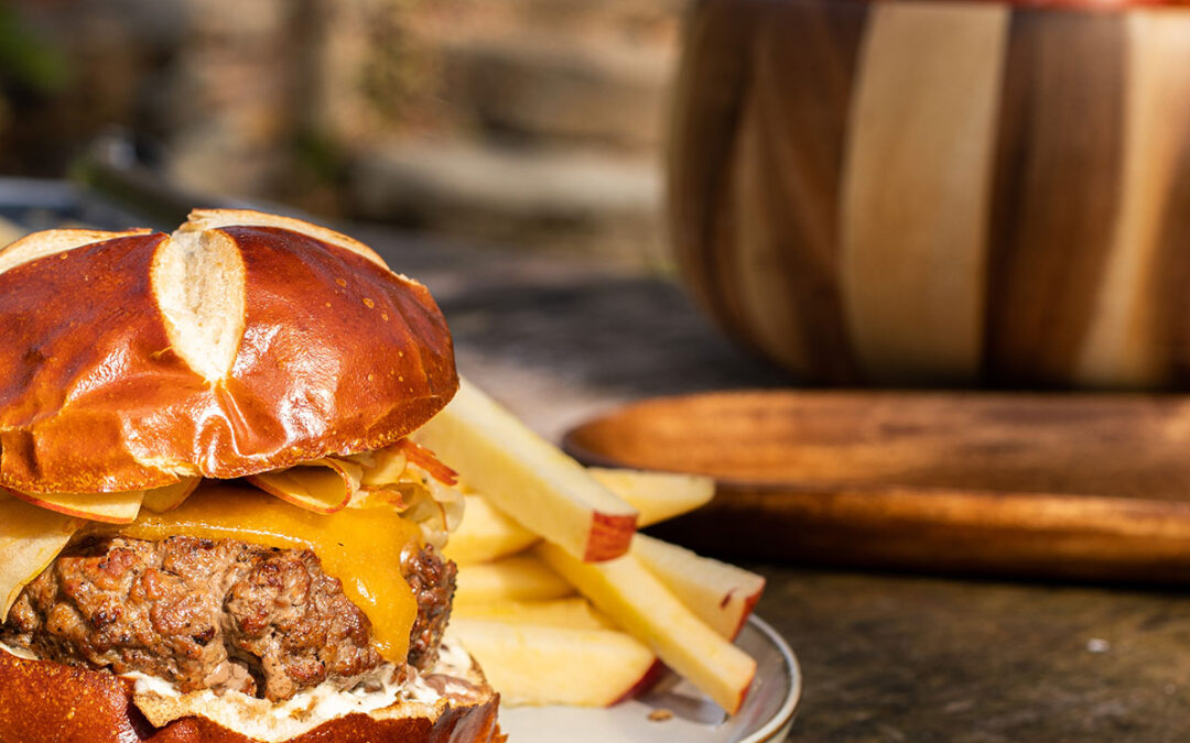 Smoked Brisket Burger  with ENVY™ Apple Fries