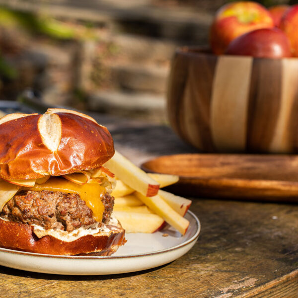 Smoked Brisket Burger  with Envy™ Apple Fries