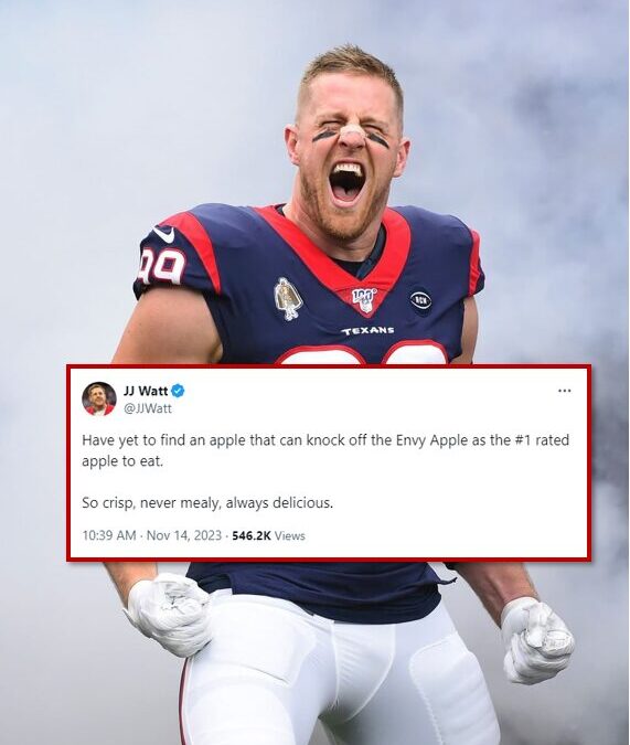 J.J. Watt Proclaims ENVY™ #1