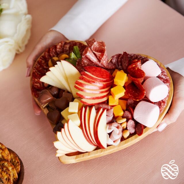 Savoring moments of indulgence with our Envy™ Valentine's Day charcuterie board—where every bite is like a love note! 🍎❤️✨