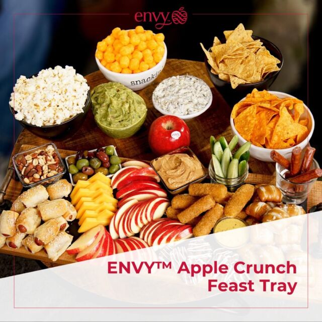Your gathering is sure to impress with the ENVY™ Apple Crunch Feast Tray! 🍎✨ Perfect for a summer pool day or a cozy movie night in, this tray is packed with delicious flavors and crunch. Visit the link in bio for the recipe! 🔗