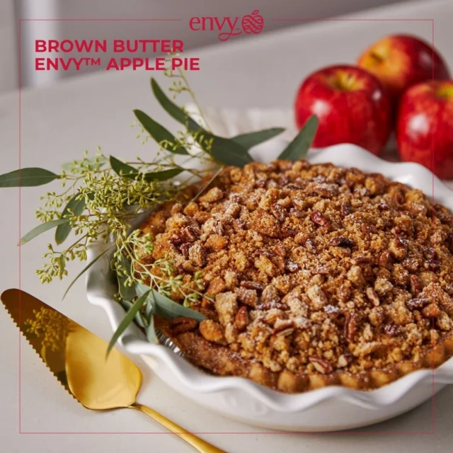 ✨🍎 🥧 Holiday traditions with a twist! 🥧 🍎✨

Introducing the Brown Butter ENVY™ Apple Pie—a festive spin on classic apple pie, starring irresistible ENVY™ apples! Recipe > link in bio!

🍎✨ The perfect shareable treat to enjoy while you cozy up with your loved ones and dive into a new twist on a timeless tale. 

Pair this delicious creation with @greatamericanfamily's “A Little Women’s Christmas,” airing November 23 at 8pm ET. Don’t miss out on the magic of the season! 📺❤️