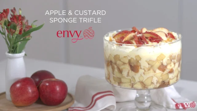 Dive into layers of deliciousness with the crisp, juicy flavor of ENVY™. 🍎✨This ENVY™ Apple Custard Sponge Trifle is the perfect balance of sweet and creamy—an indulgence that’s as satisfying as it is simple.

Recipe > Link in bio!